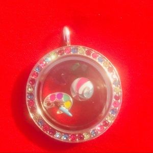 Origami Owl multi color living locket